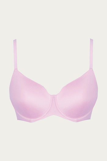 Buy Zivame Marshmallow Padded Wired 3/4th Coverage T-Shirt Bra - Pastel ...